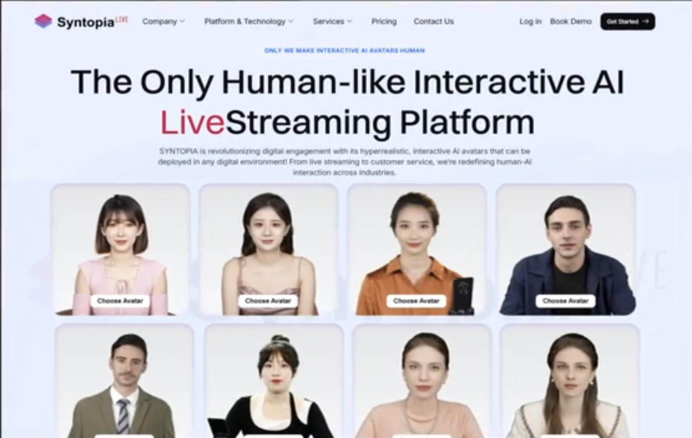 Syntopia AI avatar setup and configuration